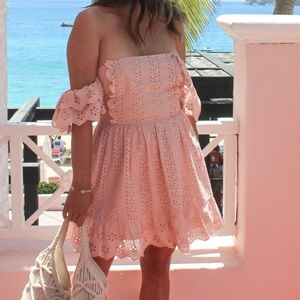 REVOLVE- Tularosa Sophia Dress in Rose Pink